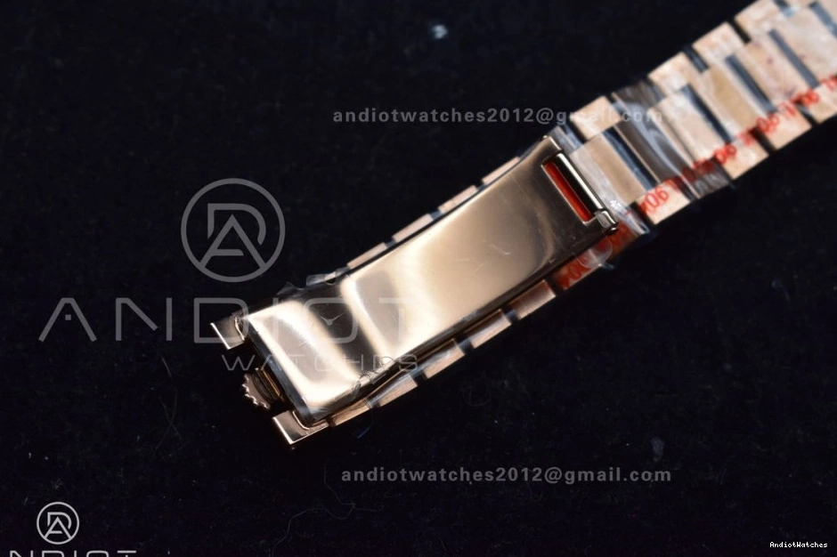 QF Steel 904L Square vr3255 RG Grey Weight) with Original President 671 (Gain Best Diamond 36 on DayDate Edition Dial V5 Bracelet 0223